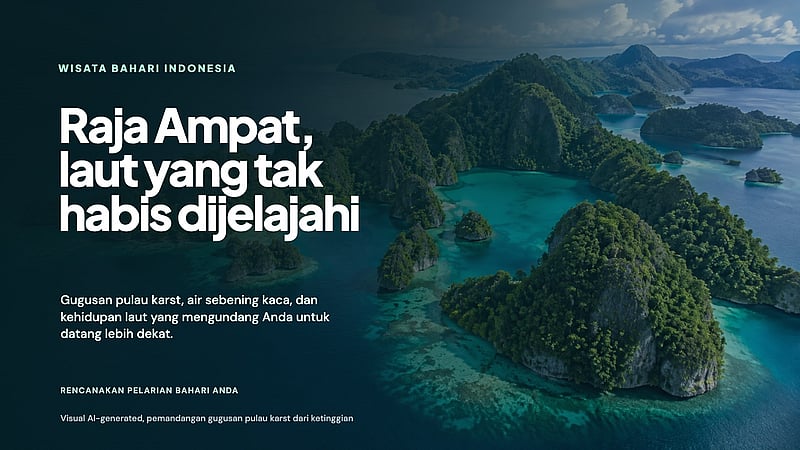 Contoh slide pitch deck dibuat dengan kakak.ai Presentation