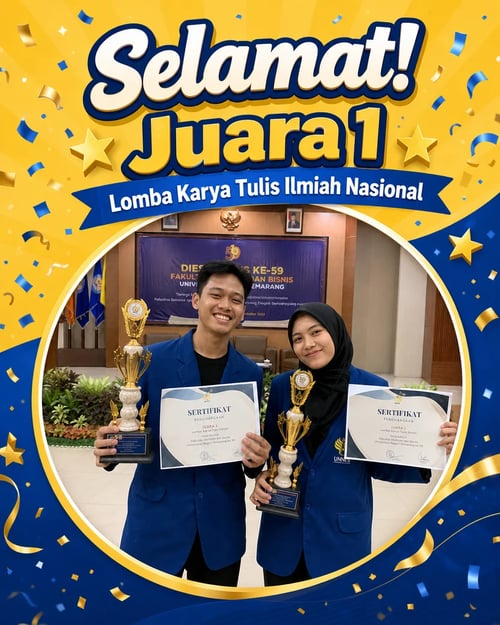 Post Instagram Selamat atas Prestasi Mahasiswa