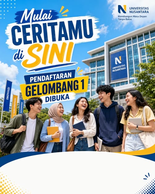 Post Instagram Penerimaan Mahasiswa Baru