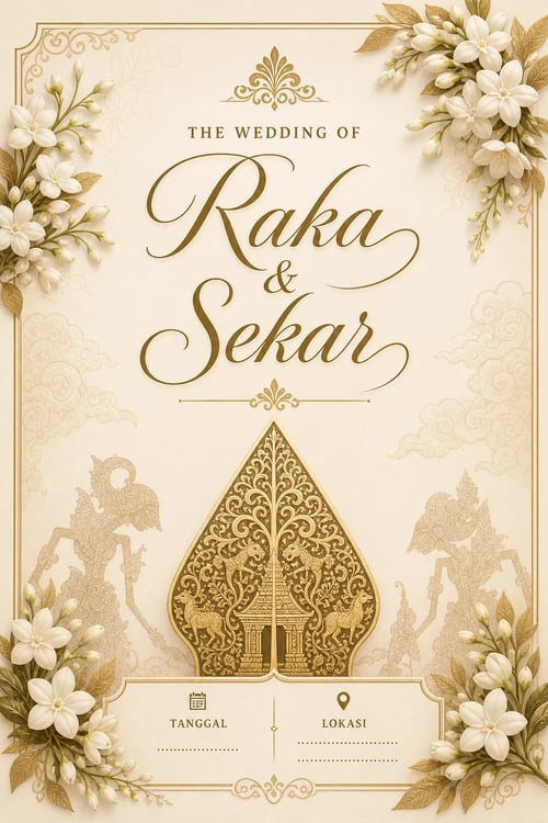Undangan Pernikahan Adat Jawa Modern