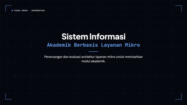 Sampul templat Arsitektur Sistem untuk teknologi & sistem