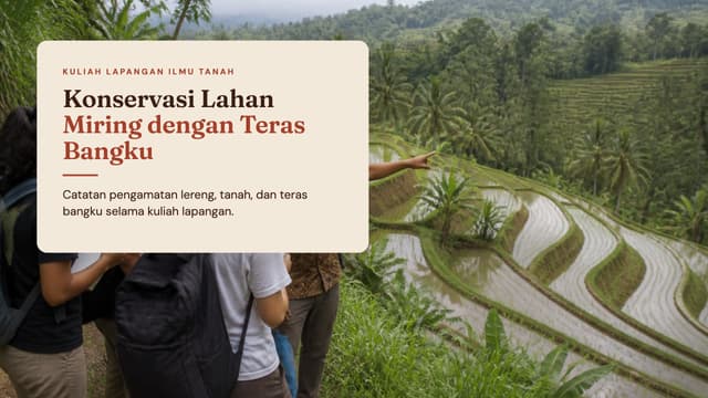 Sampul templat Belajar di Lapangan untuk kuliah lapangan