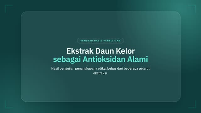 Sampul templat Seminar Hasil