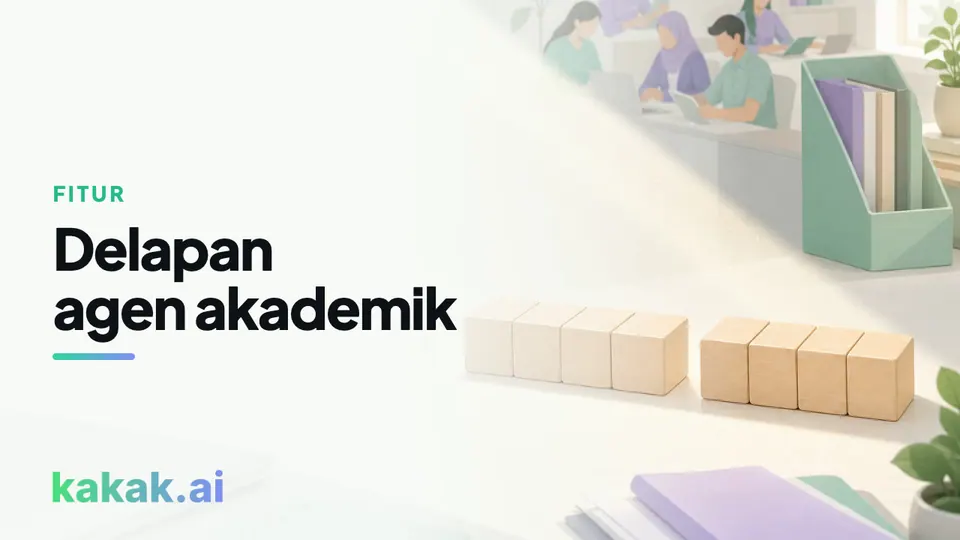 Fitur akademik: delapan Agen Scholar dalam satu akun