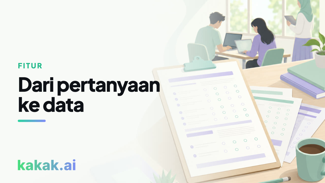 Menyusun kuesioner penelitian lengkap dengan skala Likert dan logika percabangan.