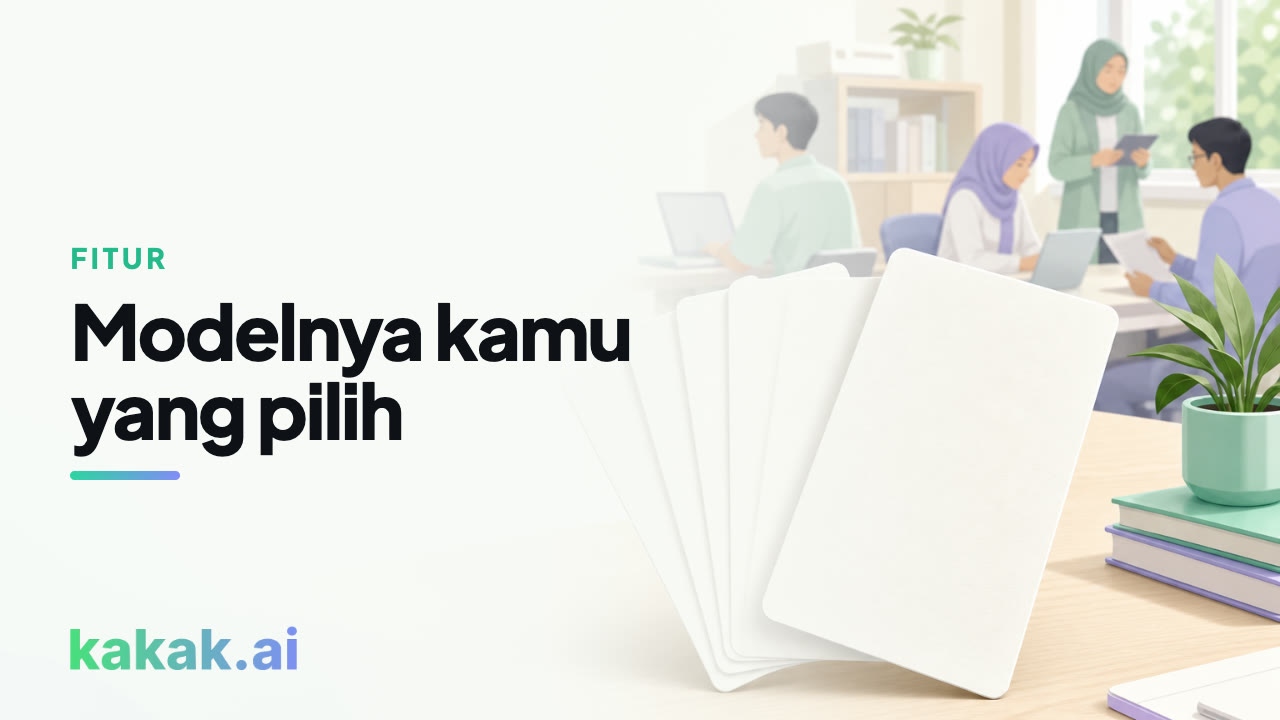 Cara berganti model di tengah percakapan dan alasan memilih salah satunya.
