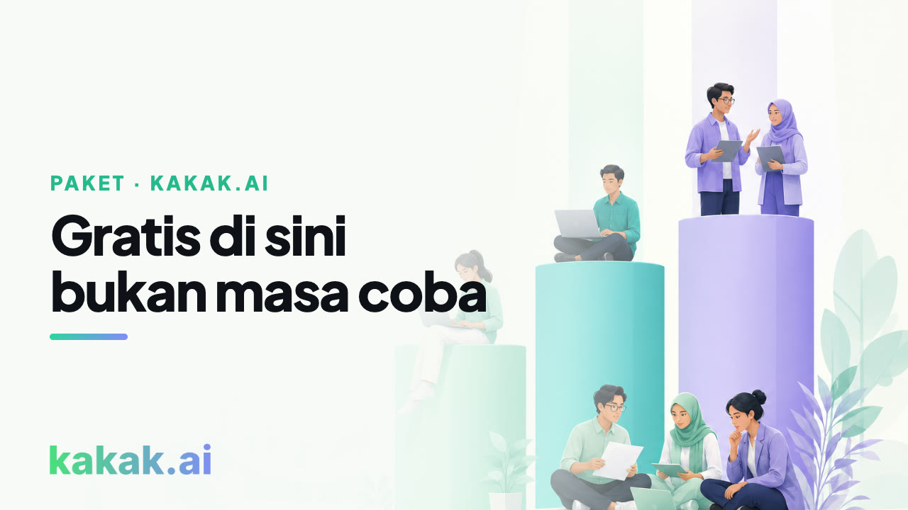Kredit gratis yang terisi ulang tiap hari, dua paket berbayar, dan topup kredit pro.