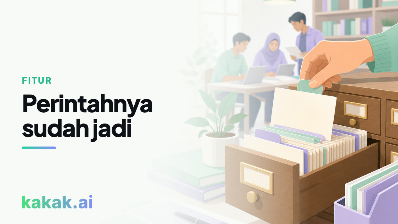Kumpulan perintah yang tinggal dipakai, buat yang belum terbiasa menulis prompt.