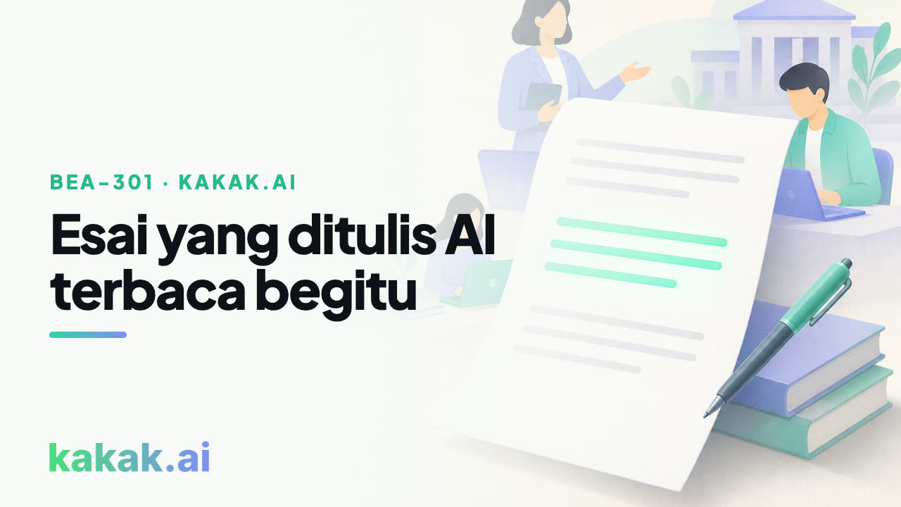 Menulis dari bahanmu sendiri, atau menilai esai yang sudah ada.