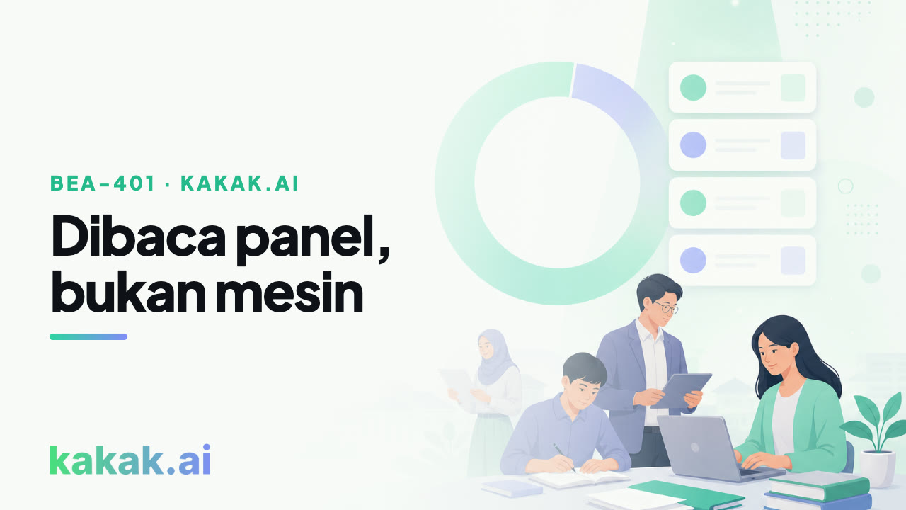Dibaca panel seleksi manusia, bukan mesin penyaring ATS.