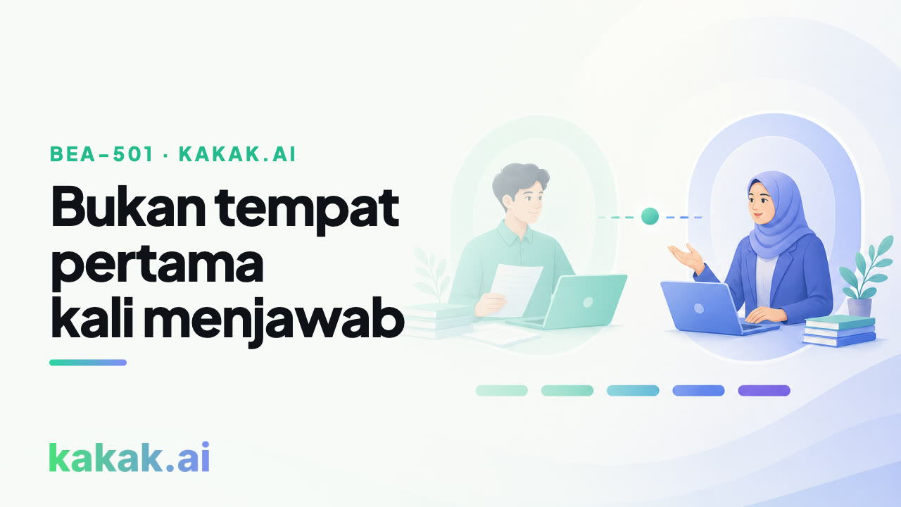 Latihan satu pertanyaan per giliran, ditutup debrief berubrik.