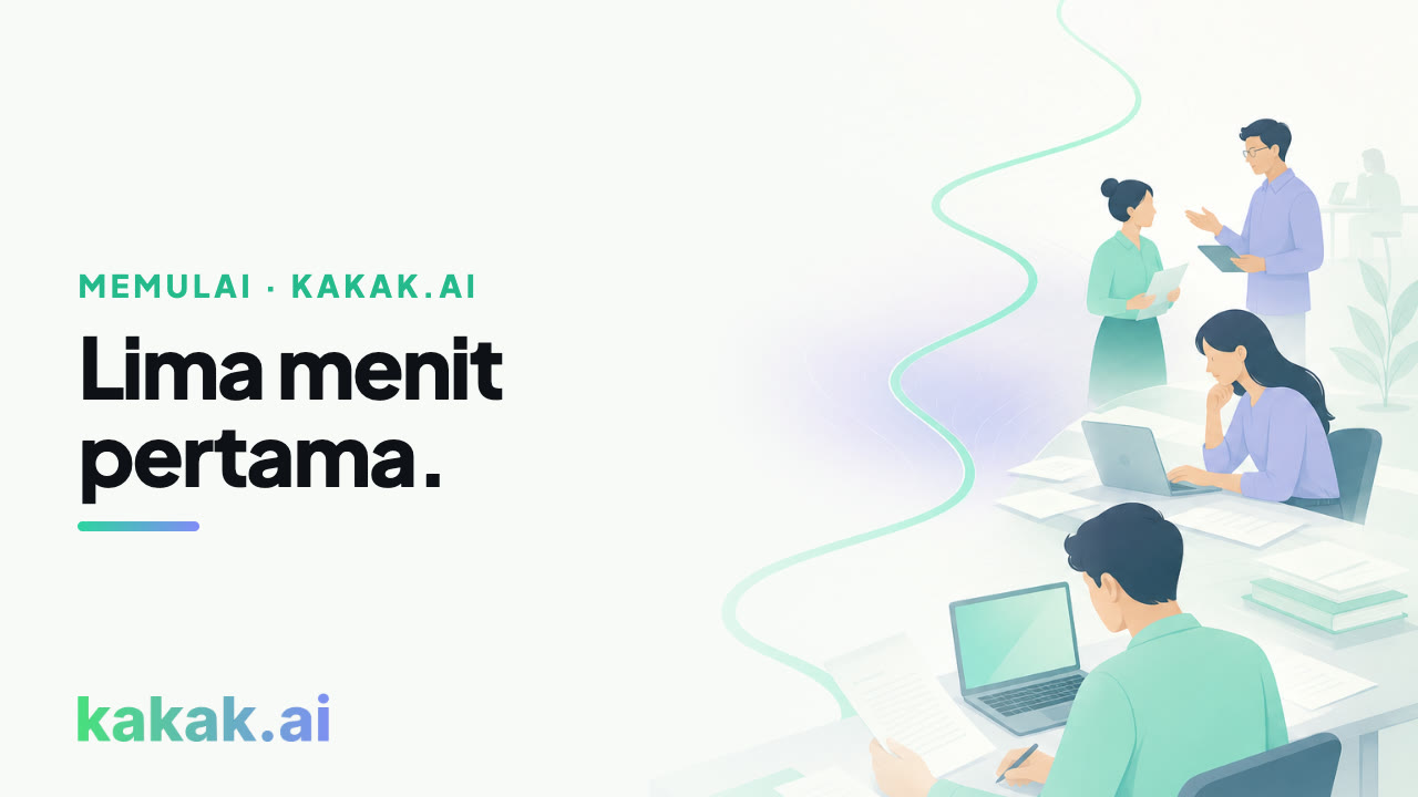 Dari mendaftar sampai jawaban pertama, tanpa langkah yang dilewati.