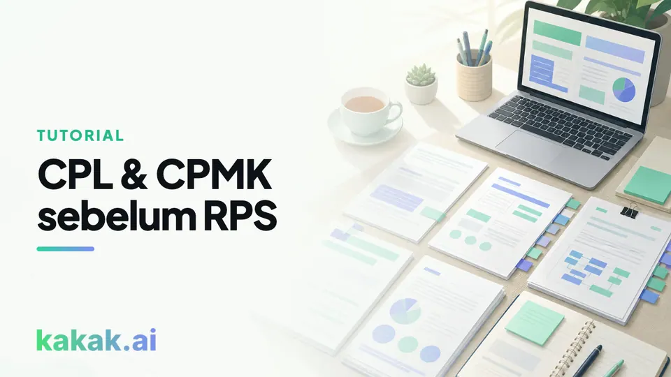 KUR-K01: Susun CPL & CPMK berstandar OBE