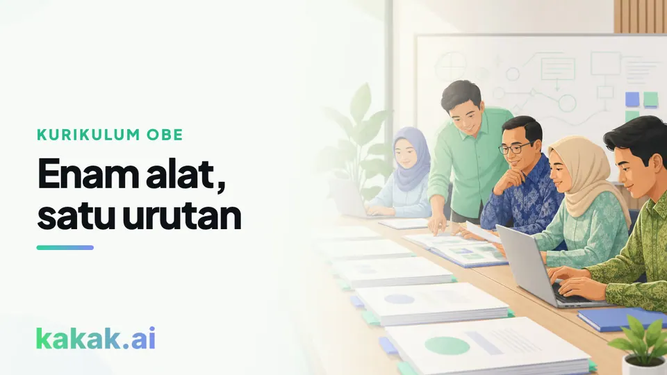 Program Kurikulum OBE: enam alat, satu urutan
