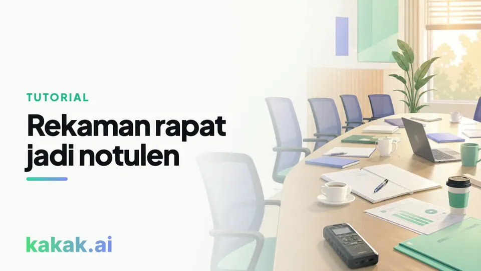Notulen rapat otomatis