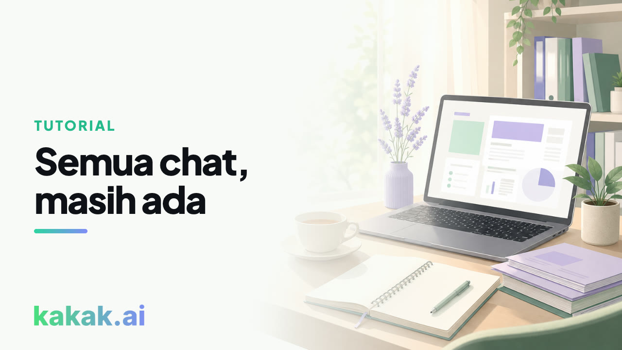 Tiga cara merapikan riwayat percakapan supaya chat penting selalu mudah ditemukan.