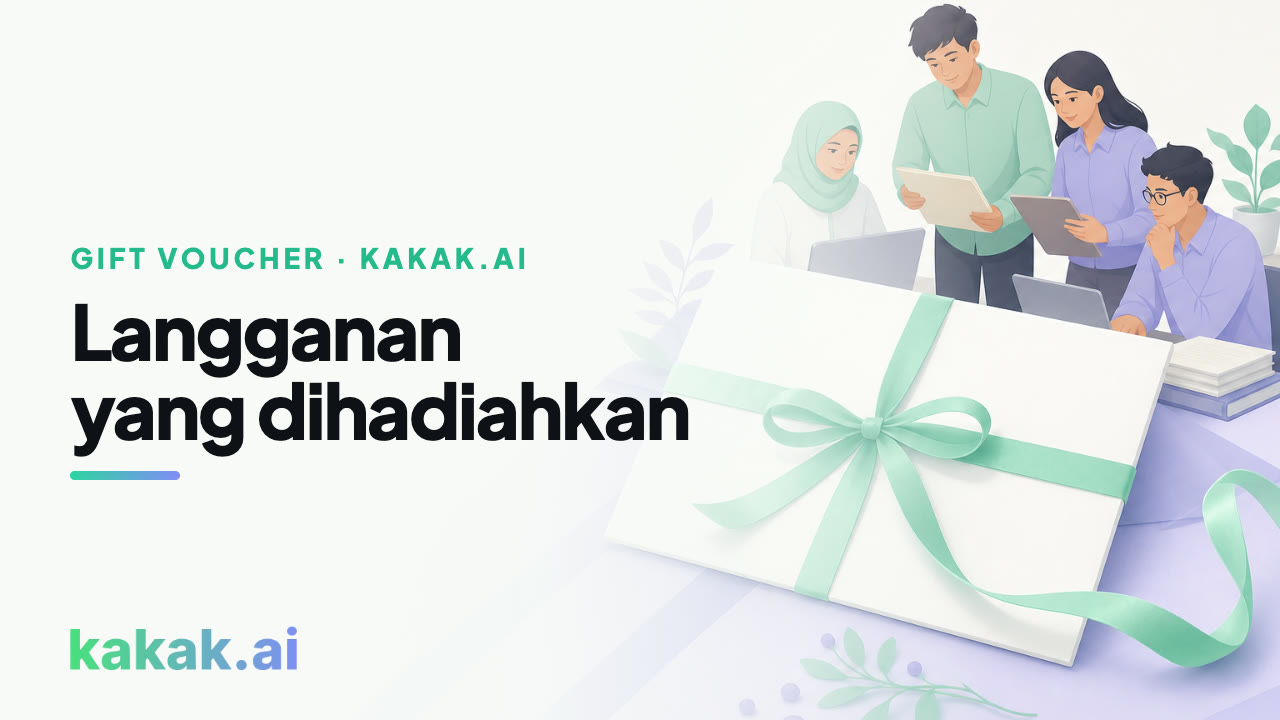 Satu kode, satu langganan, atas nama penerimanya.