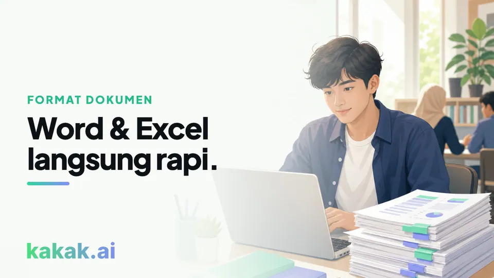 Dokumen Word & Excel langsung rapi — daftar isi terisi sendiri