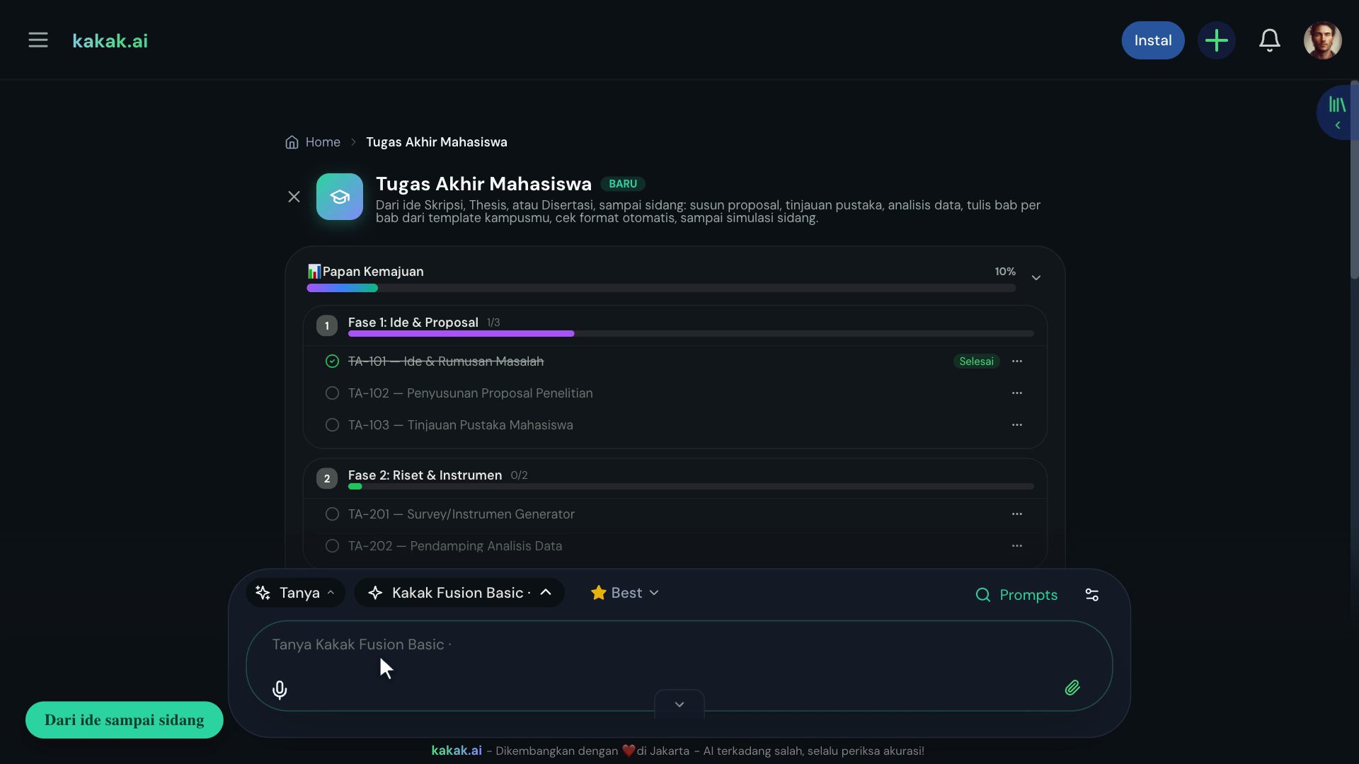 Program Tugas Akhir